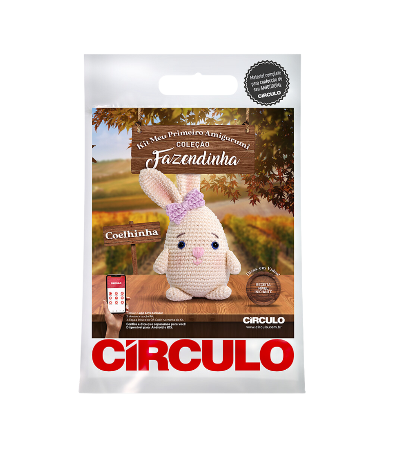 KIT AMIGURUMI GRANJA CONEJA